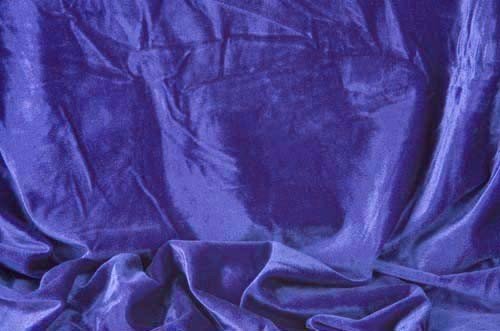 Smooth velvet stretch, Sapphire, 140 cm wide,  80% NY, 20% EA