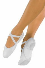 So DANCA ballet shoes leather - White