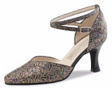 WERNER KERN Betty ladies dancing shoes - Brocade black