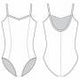 CAPEZIO Child princess camisole leotard