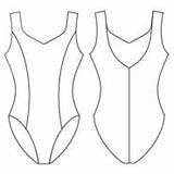 CAPEZIO princess seam tank leotard