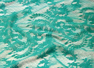 Illusion stretch lace, Jade, 150 cm wide, 85% PA, 15% EA