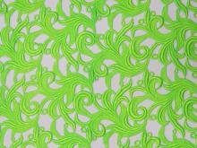 Tamara Guipure Lace, Electric Green