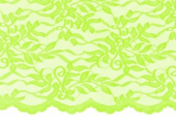 Stretch lace Elsa, Lime, 140 cm wide, 85% PA, 15% EA