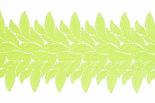 Ribbon lace Lucy, Lime, 15 cm wide