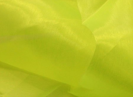 Organza, Tropic Lime, 140 cm wide, 100 % PES