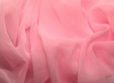 Georgette, Rose Pink, 110 cm wide, 100% PES