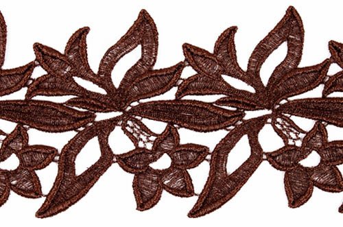 Sabrina, ribbon lace Copper, 12 cm wide