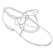 CAPEZIO Canvas Jr. Tyette obuv na step