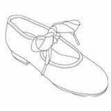 CAPEZIO Canvas Jr. Tyette obuv na step