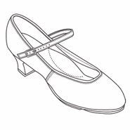 CAPEZIO Buckle-bar tap shoe