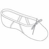 CAPEZIO Juliet Canvas baletní obuv