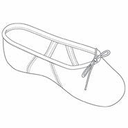 CAPEZIO Juliet Canvas baletní obuv