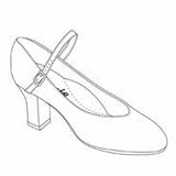 CAPEZIO Theatrical footlight character obuv