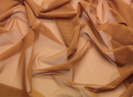 Stretch net, Caramel , 150 cm wide, 95%PA , 5%Spandex