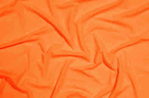 Georgette, Tangerine, 110 cm wide, 100% PES