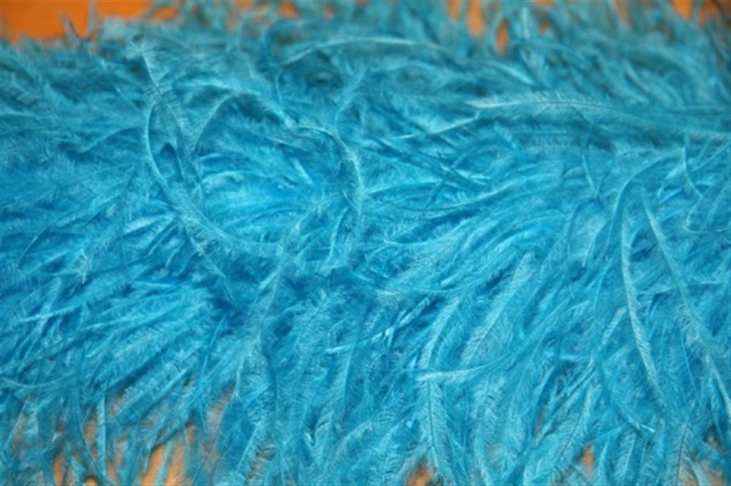 Feather boa Turquoise