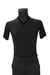 HD Mens top V-neck short  sleeve