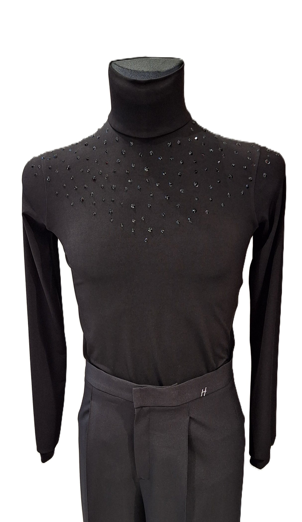 HD Mens turtleneck with stones