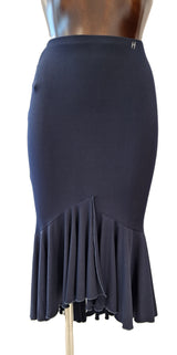 HD Sukně latinská volán, rozparek