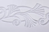 Beverley lace pair White , 9cm x 50cm